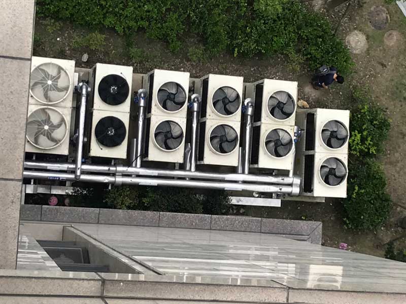 科研樓空調(diào)外機降噪項目案例-上海復旦大學